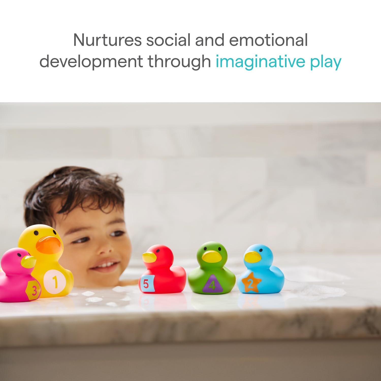 munchkin-jouets-de-bain-5-canards-chiffres-jeux-ducatifs-b-b-0-mois image 5