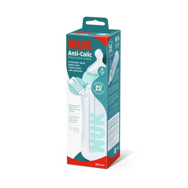 nuk-first-choice-biberon-anti-colique-professionnel-0-6-mois-300-ml-silicone-ble image 1