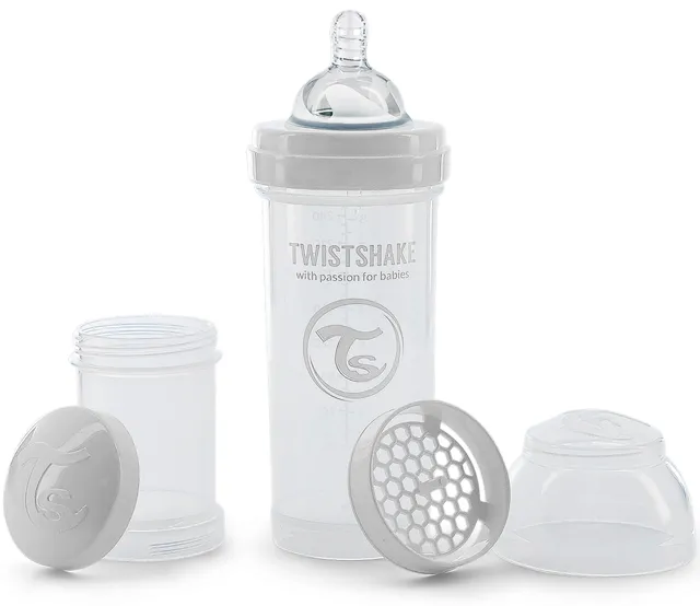 twistshake-biberon-anti-colique-260-ml-blanc-2-mois image 1