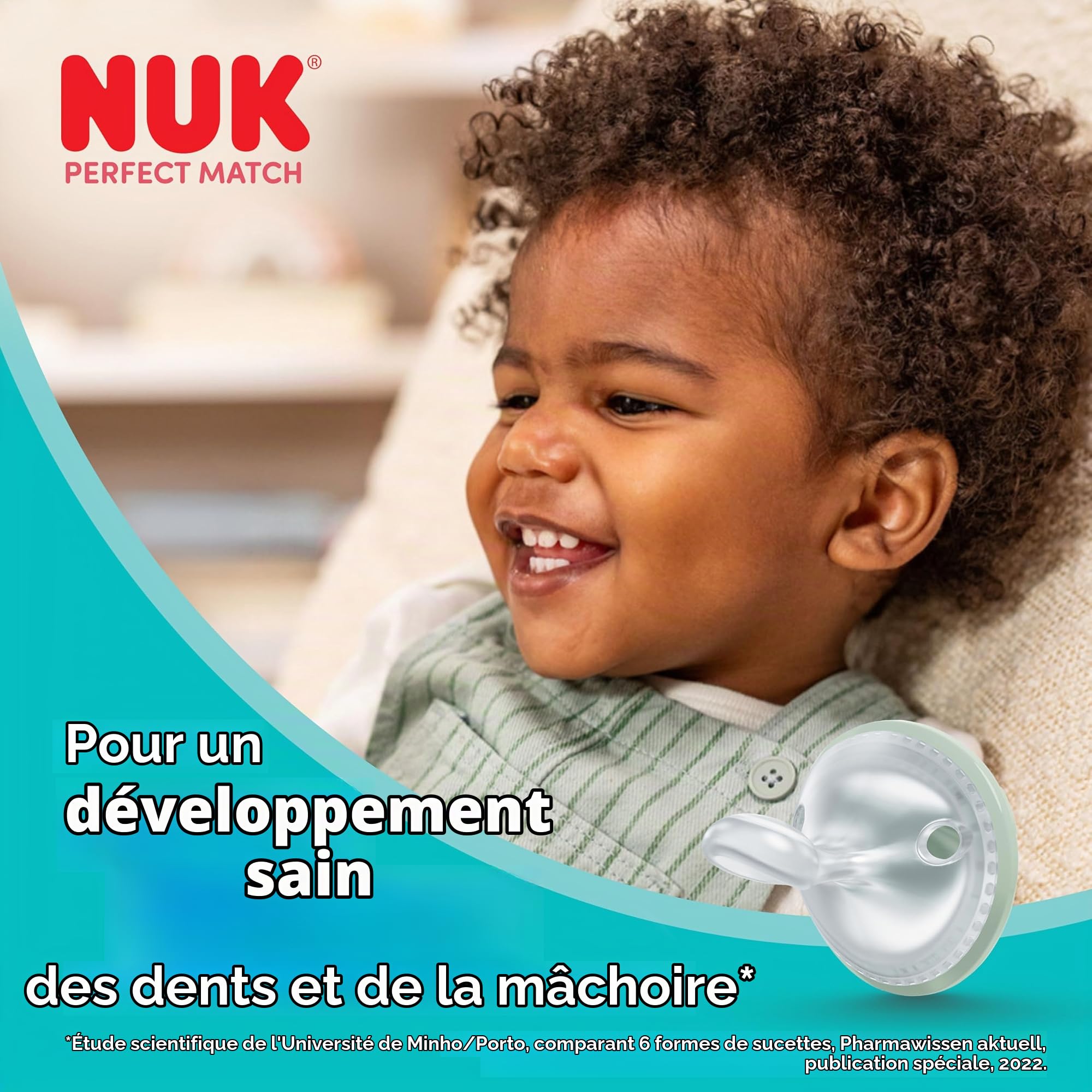 nuk-perfect-match-sucette-b-b-0-6-mois-beige-rouge-lot-de-2 image 5
