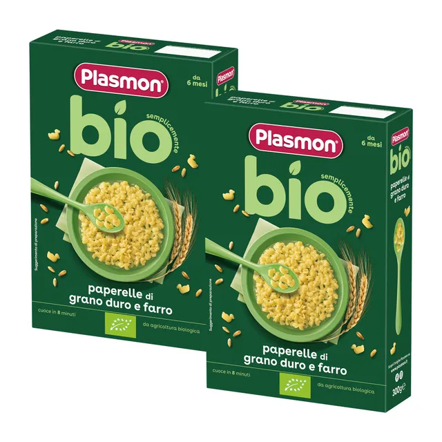 plasmon-pastina-bio-petits-canards-paperelle-2x300g-d-s-6-mois image 1