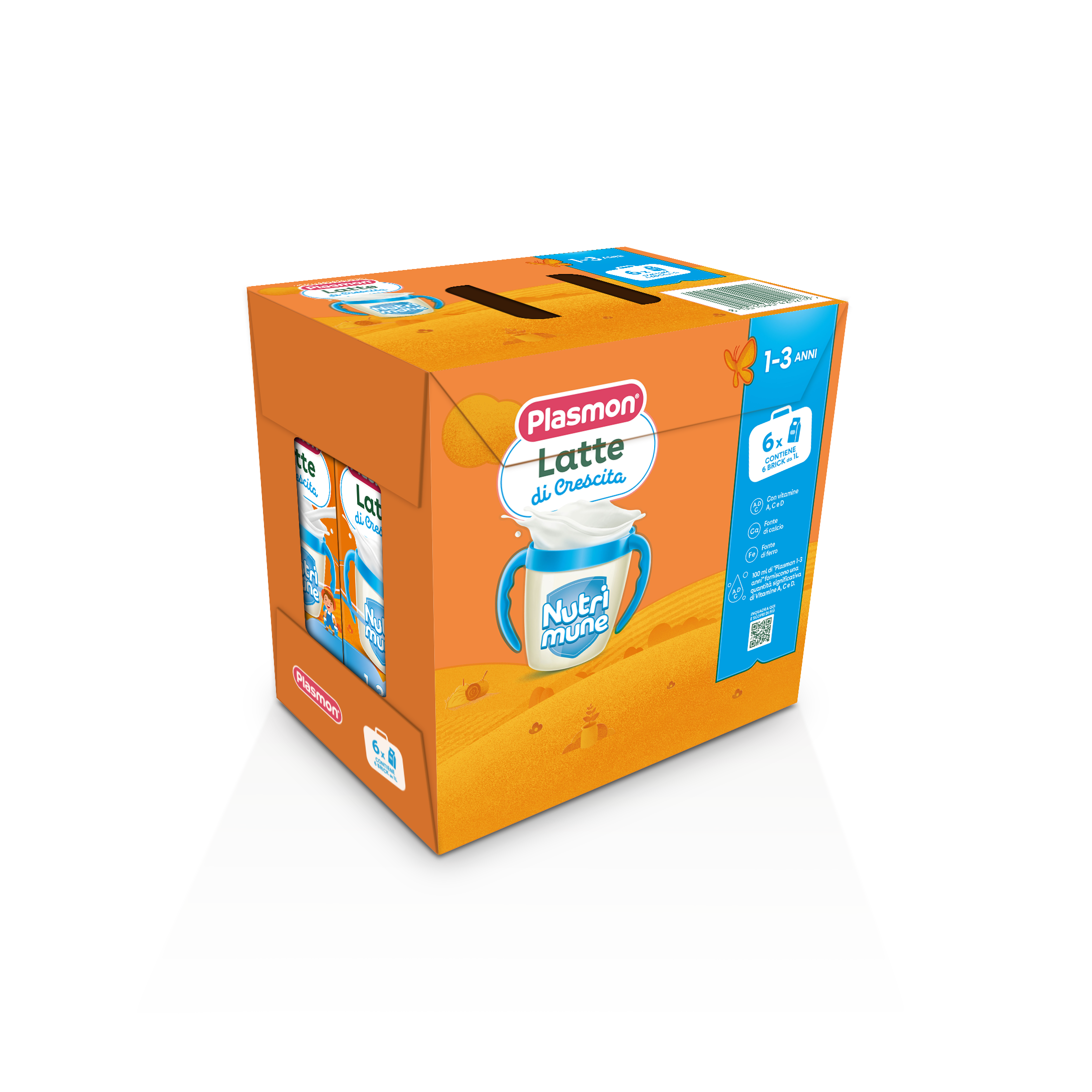 plasmon-nutri-mune-lait-de-croissance-12-36-mois-6x1000ml image 1