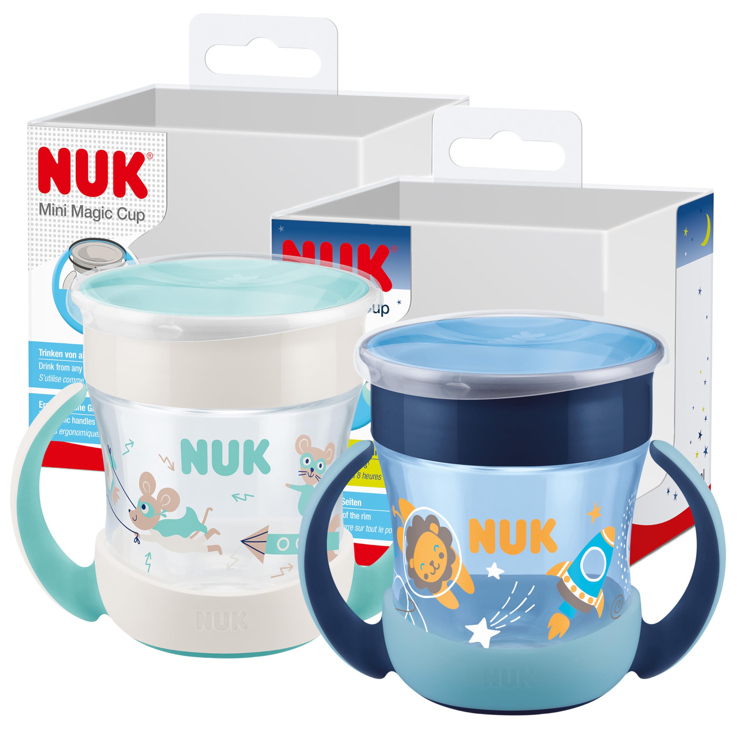nuk-mini-magic-cup-tasse-d-apprentissage-360-6-mois-160-ml-bleu-et-turquoise-lot image 7