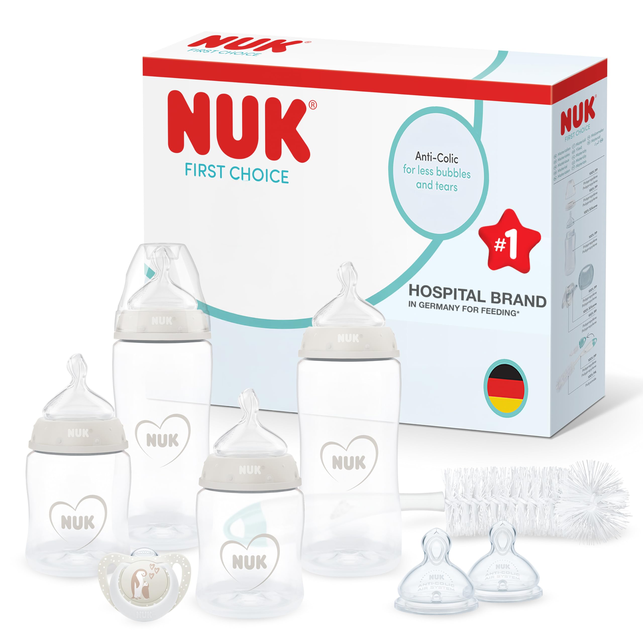 nuk-perfect-start-first-choice-set-10-pi-ces-4-biberons-anti-coliques-0-6-mois image 8