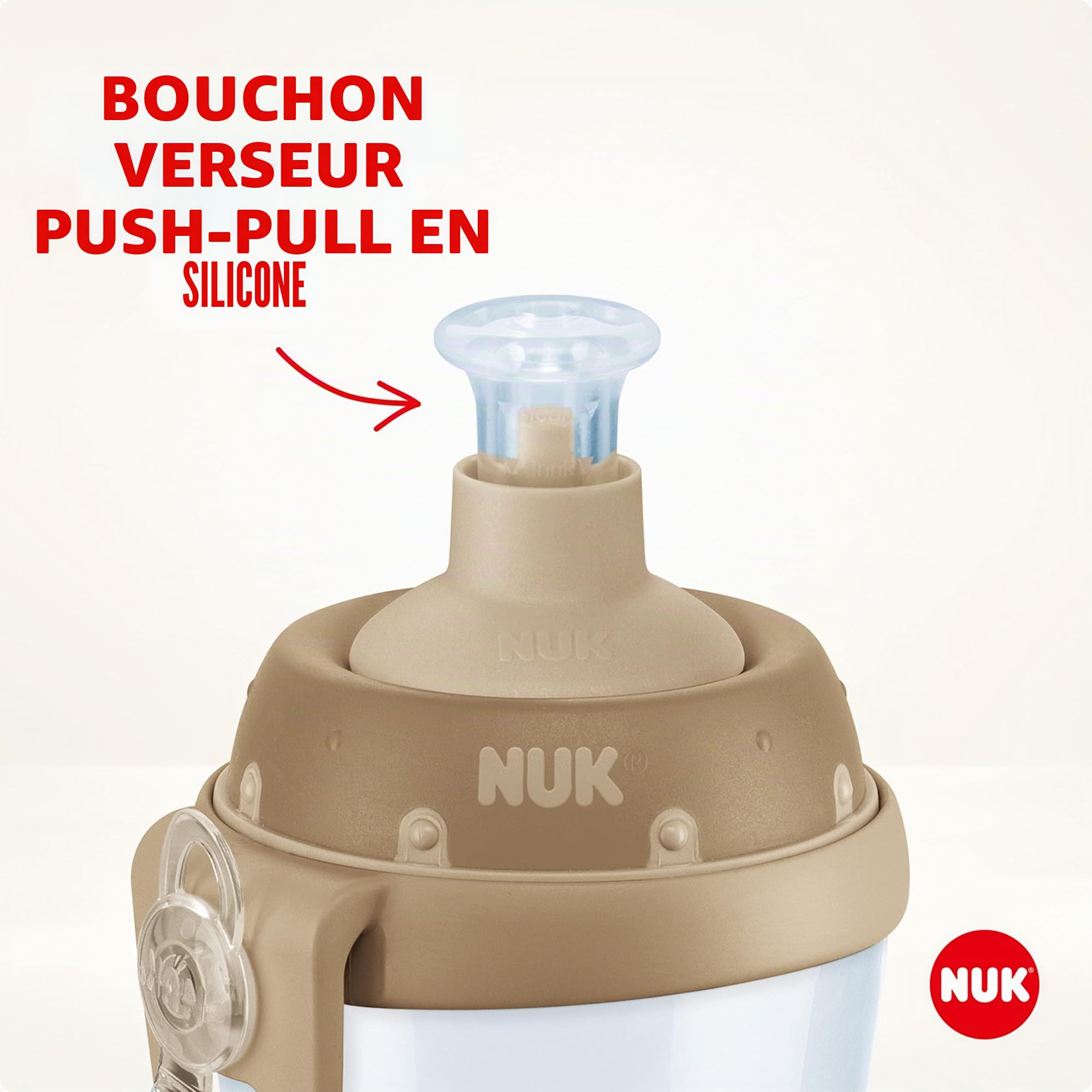 nuk-disney-sports-cup-mickey-gris-450-ml-24-mois-bec-e0-poussoir image 2