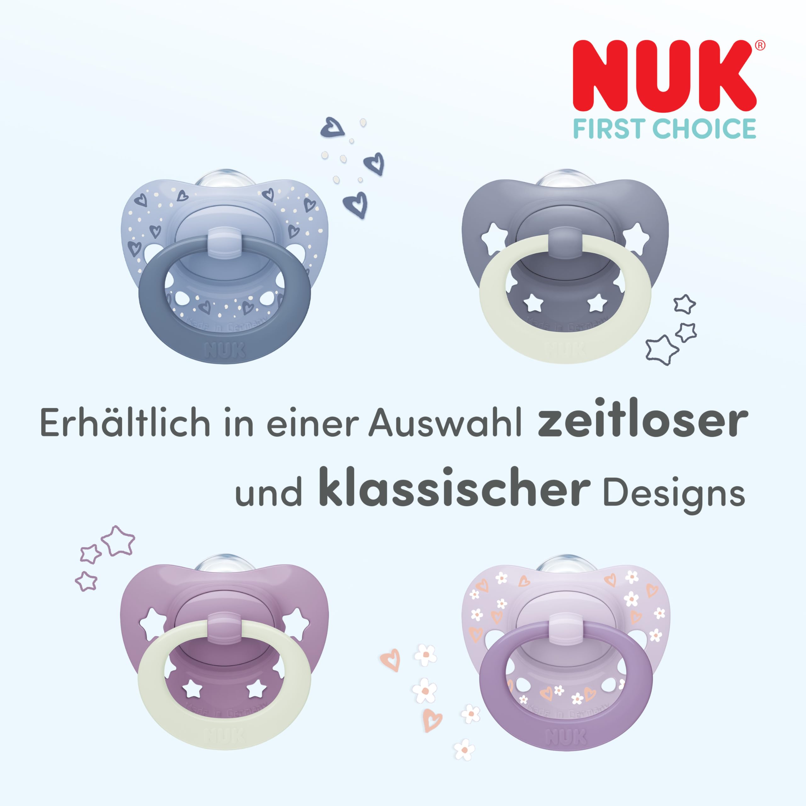 nuk-sucettes-first-choice-classic-night-6-18-mois-lot-de-2 image 4
