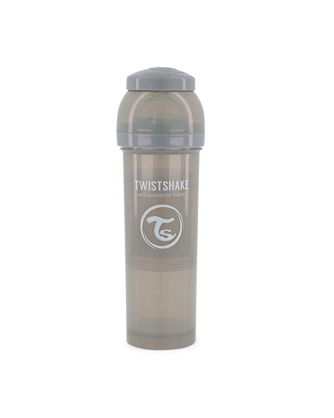 twistshake-biberon-anti-colique-330-ml-avec-r-cipient-lait-en-poudre-gris-4-mois image 4