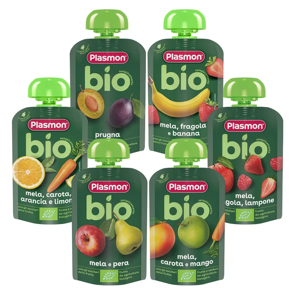 plasmon-frutta-bio-compote-b-b-bio-6x100g image 1