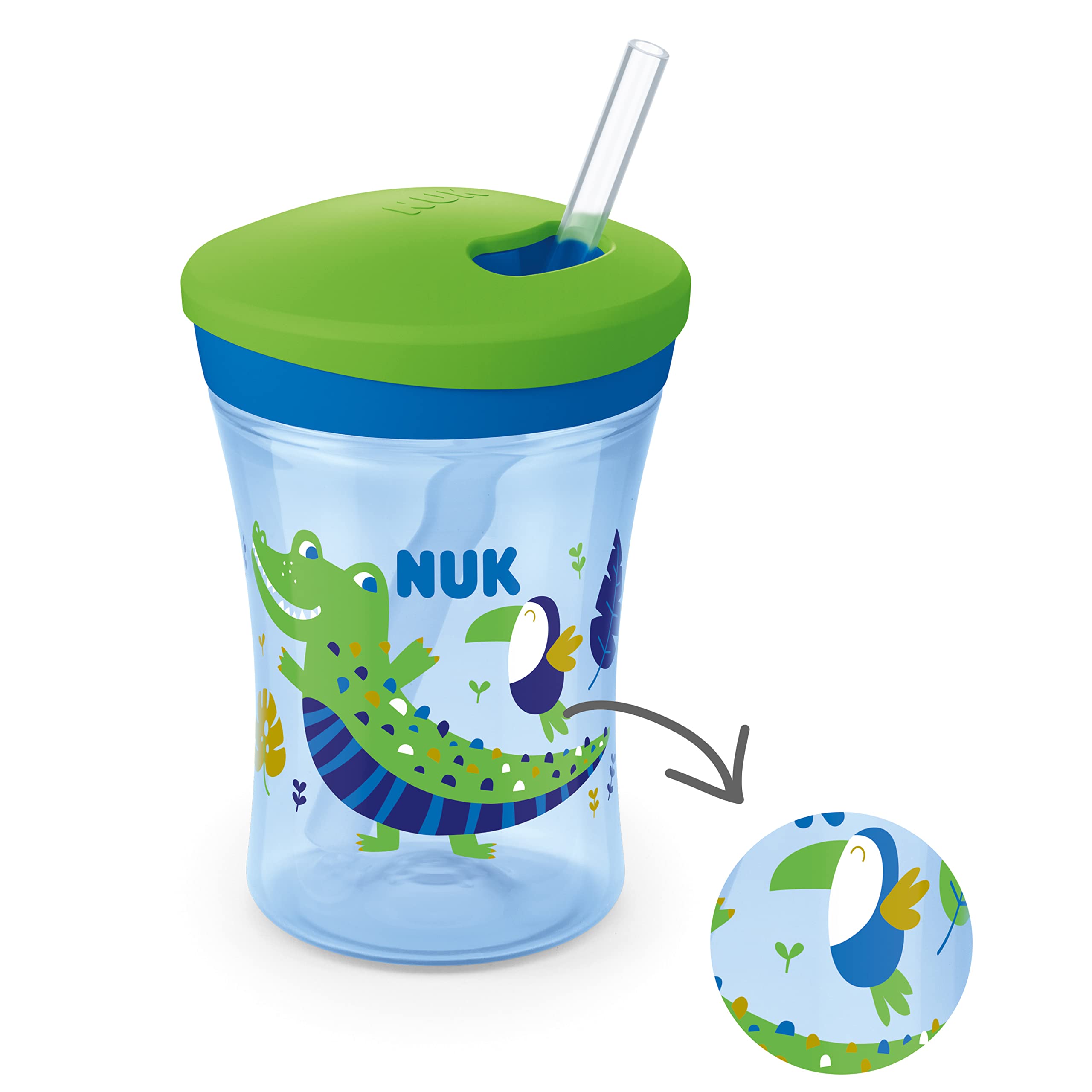 nuk-action-cup-cam-l-on-230-ml-bleu-d-s-12-mois-paille-souple-antifuite image 6