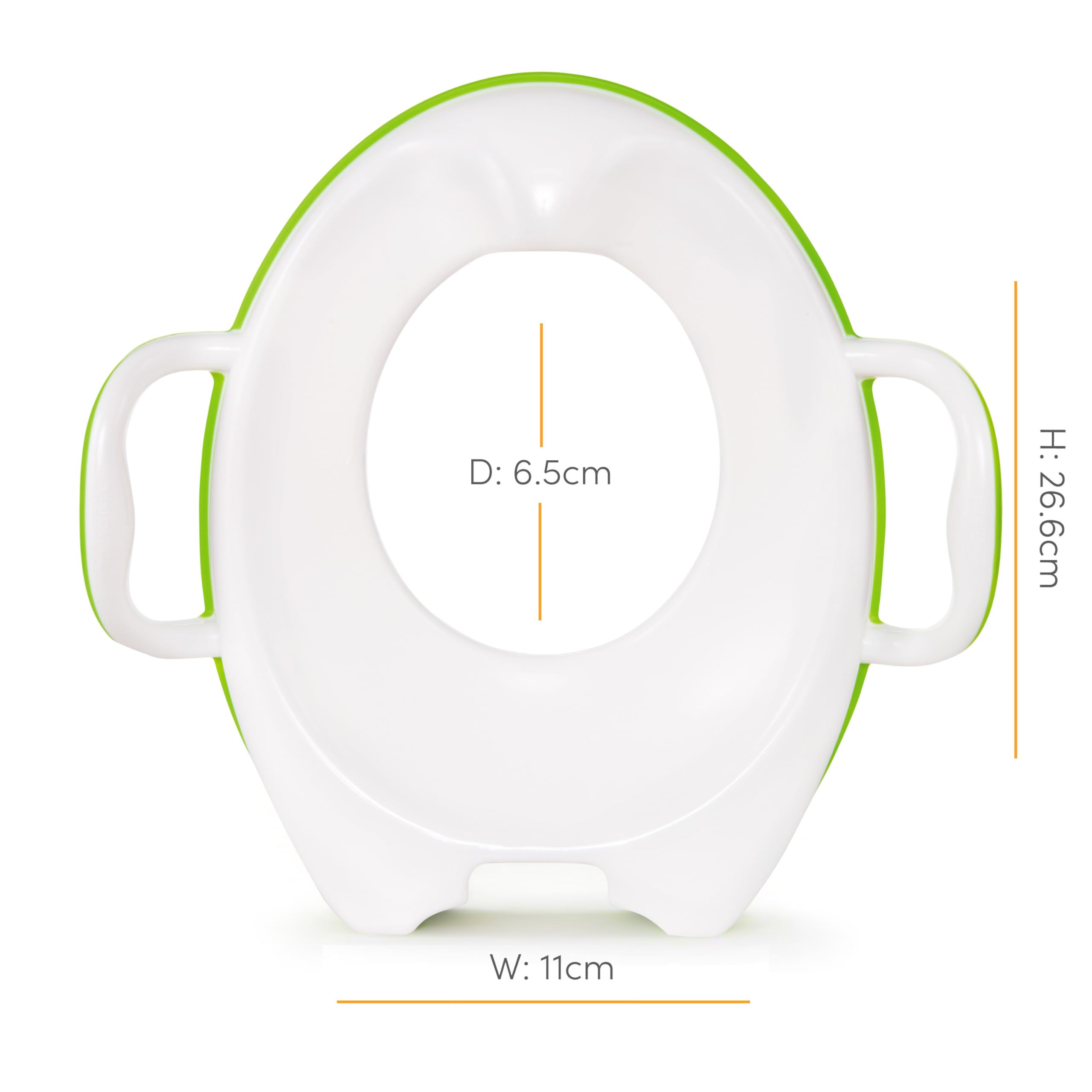munchkin-sturdy-potty-seat-r-ducteur-wc-enfant-vert-avec-poign-es-et-pieds image 5