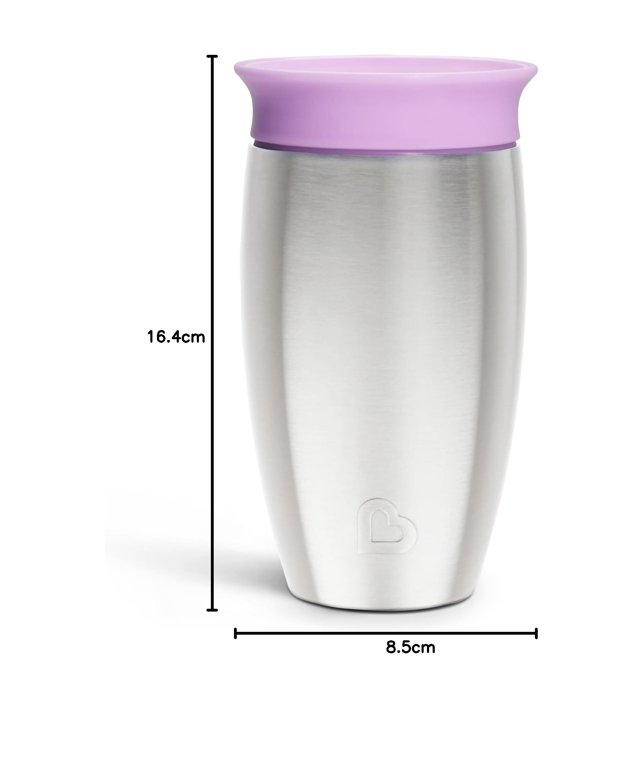 munchkin-miracle-360-tasse-inox-296-ml-violet-12m-anti-fuite image 8