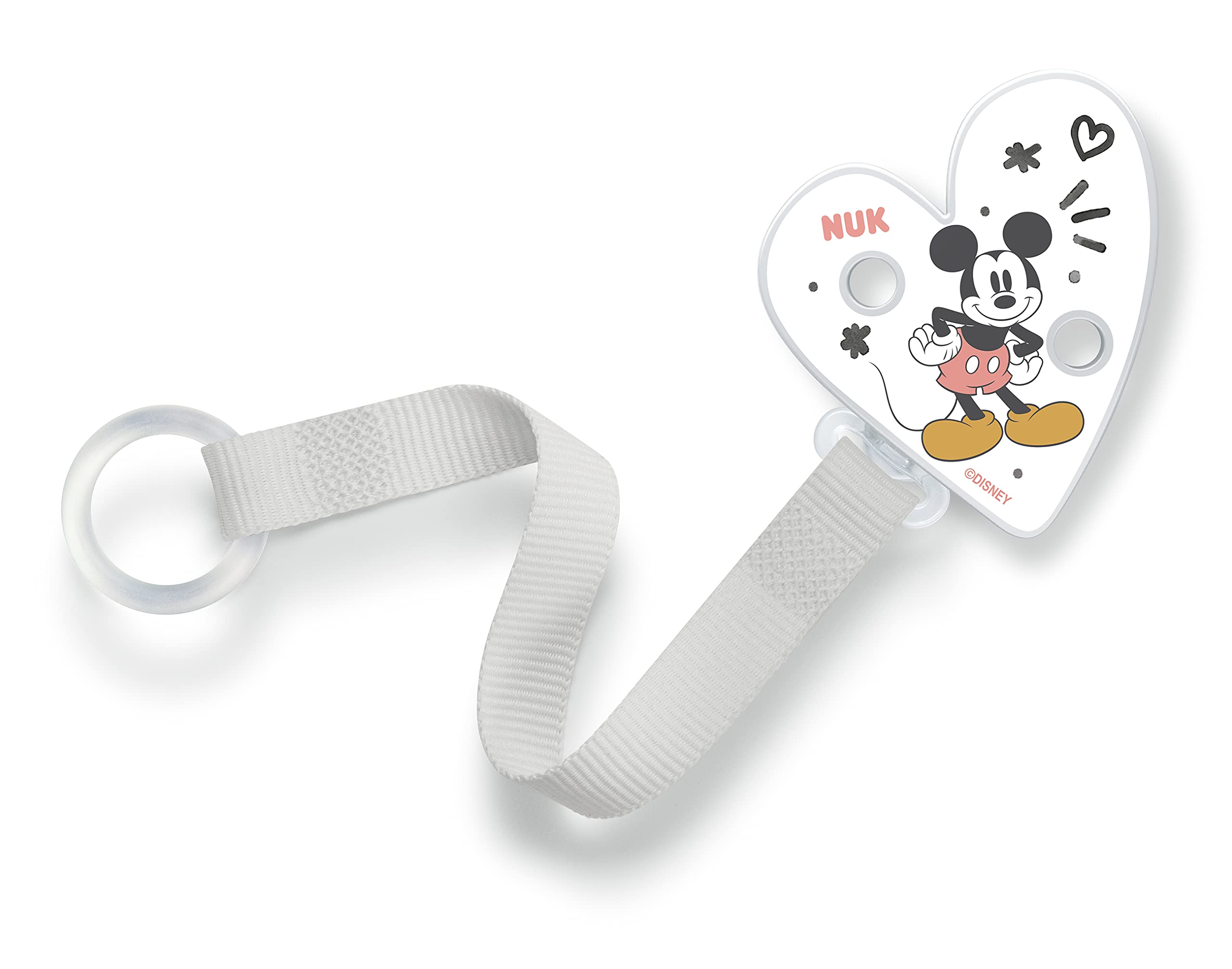nuk-attache-t-tine-clip-anneau-mickey-mouse-tritan-incassable image 1