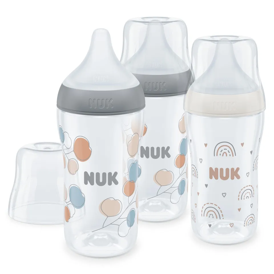 nuk-perfect-match-set-3-biberons-260-ml-t-tine-silicone-3-mois-avec-indicateur-t image 1
