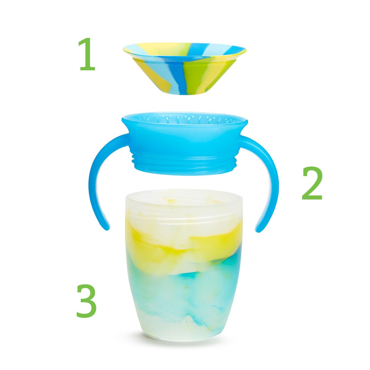 munchkin-miracle-360-tasse-d-apprentissage-6-mois-207-ml-bleu-jaune-lot-de-2 image 4