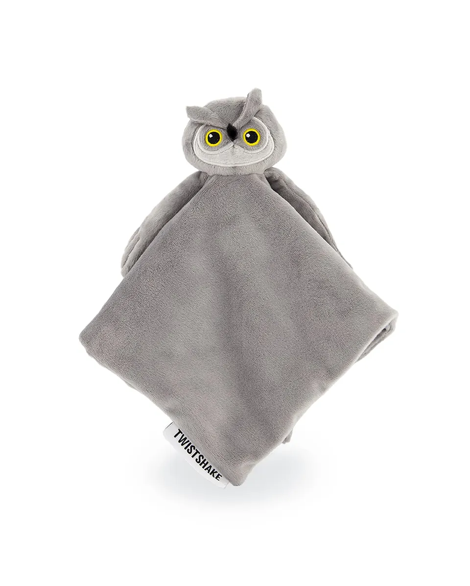 twistshake-doudou-peluche-hibou-mouchoir-plat-19-x-12-cm-d-s-la-naissance image 1