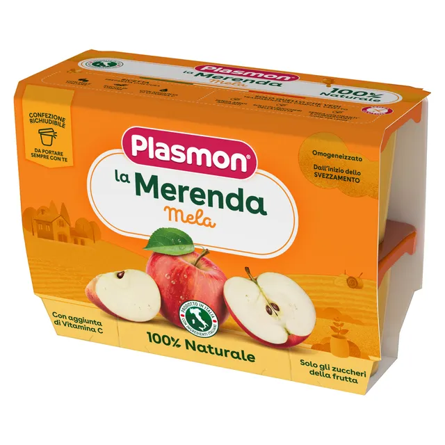 plasmon-la-merenda-mela-compote-pomme-b-b-4x100-g image 1