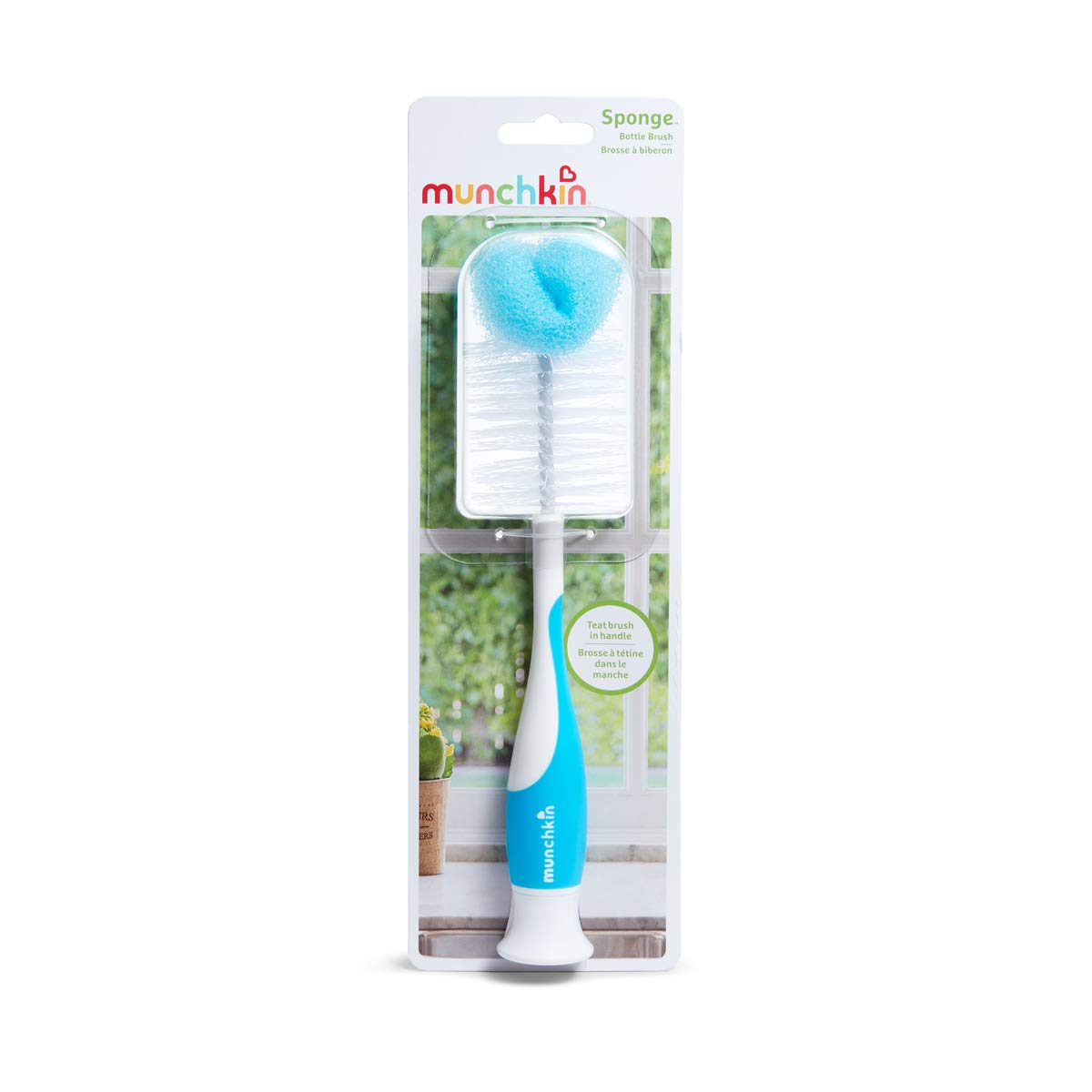 munchkin-2-en-1-lot-de-2-brosses-ponge-biberon-avec-brosse-t-tine image 4