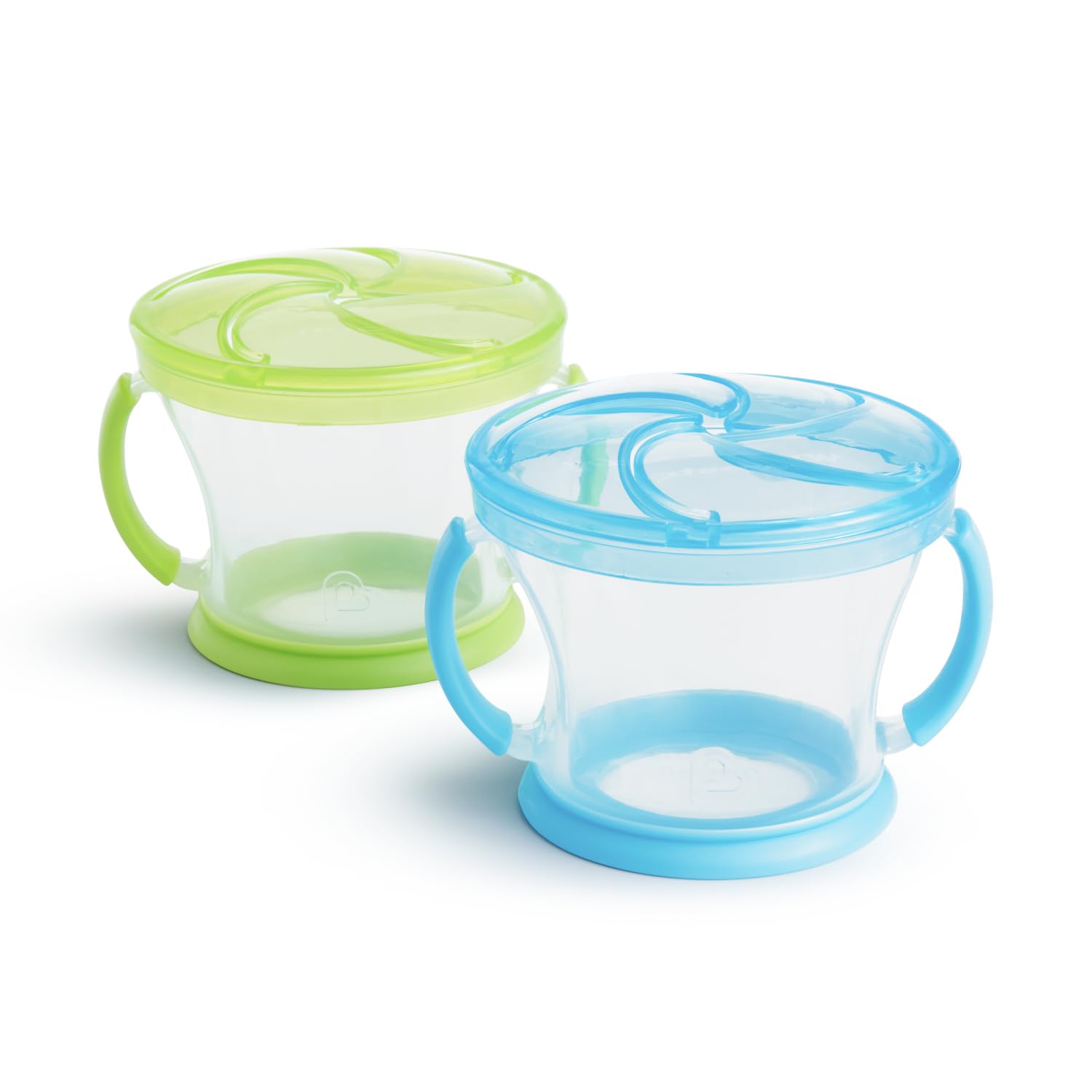 munchkin-snack-catcher-anti-renversement-bo-te-snacks-b-b-lot-de-2-bleu-vert image 1