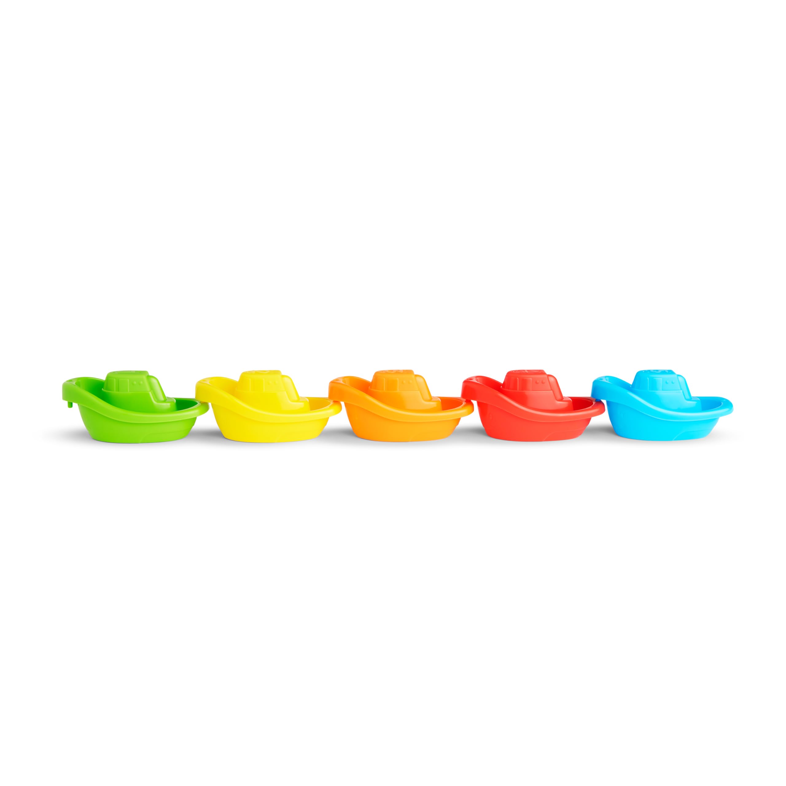 munchkin-flotte-de-5-bateaux-jouet-de-bain-b-b-num-rot-s image 3