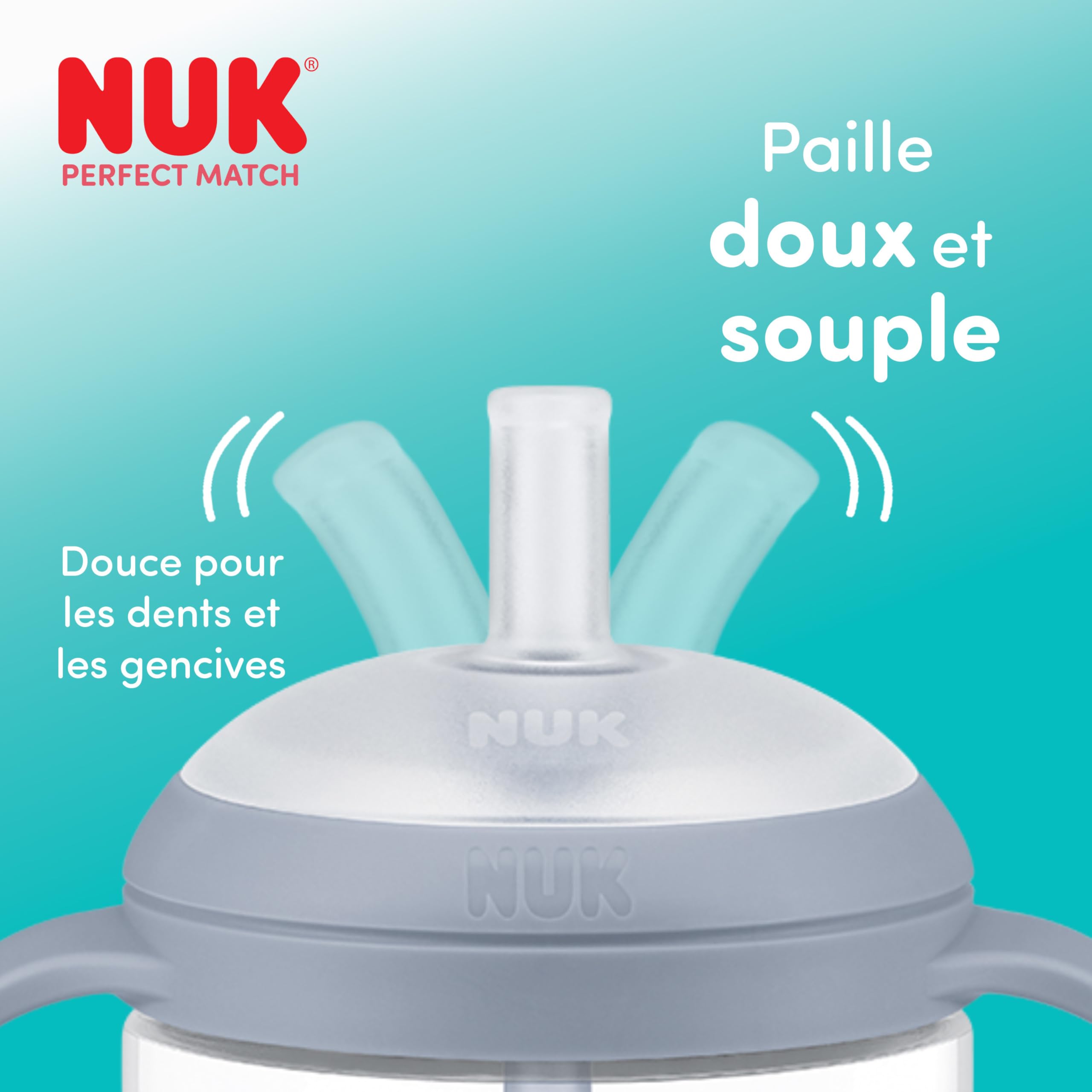 nuk-perfect-match-tasse-apprentissage-paille-anti-fuite-260-ml-8-mois-bleu image 3