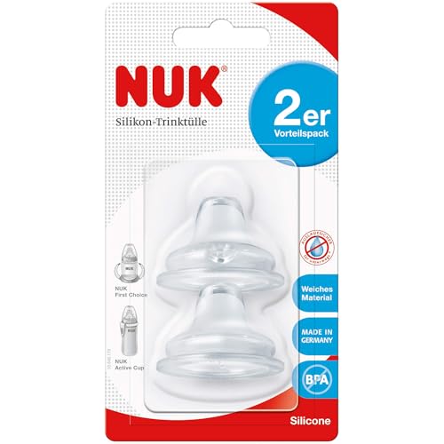 nuk-easy-learning-bec-silicone-souple-anti-coulement-lot-de-2-transparent image 4
