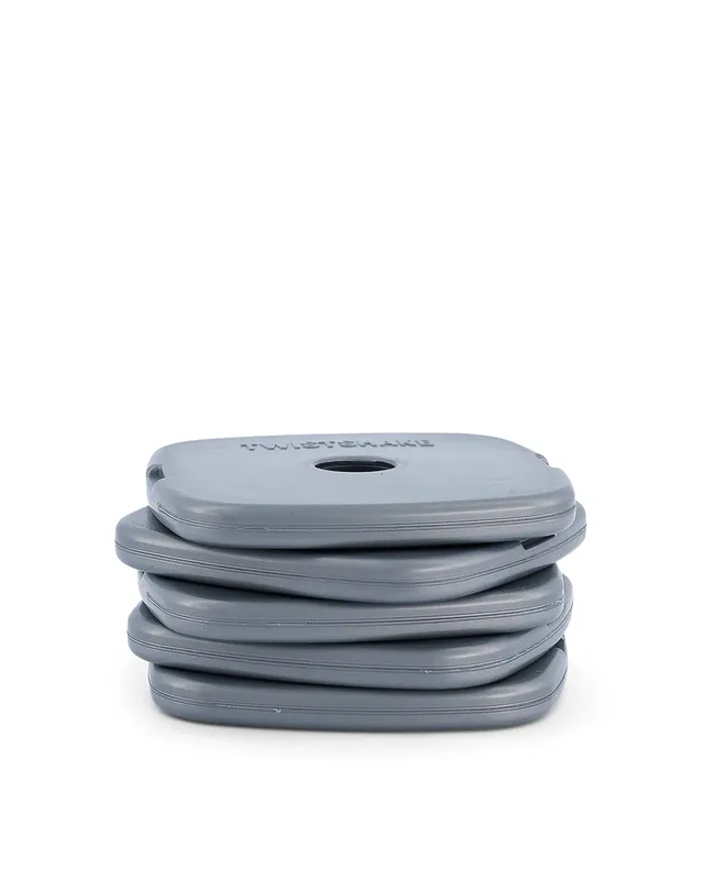 twistshake-lot-de-5-pains-de-glace-fins-12x12x1-3-cm-pour-sac-isotherme-gris image 1