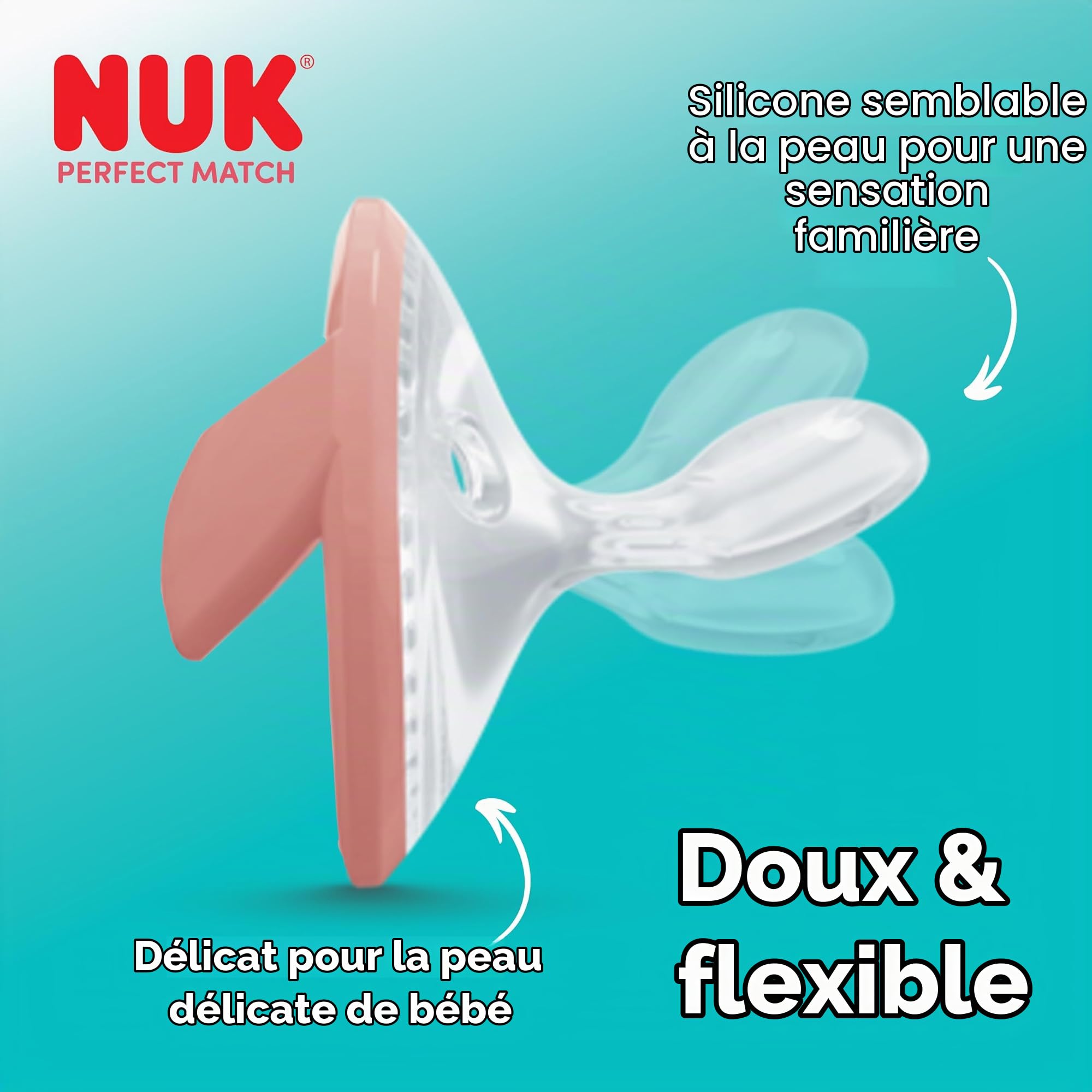 nuk-perfect-match-sucette-b-b-0-6-mois-beige-rouge-lot-de-2 image 4