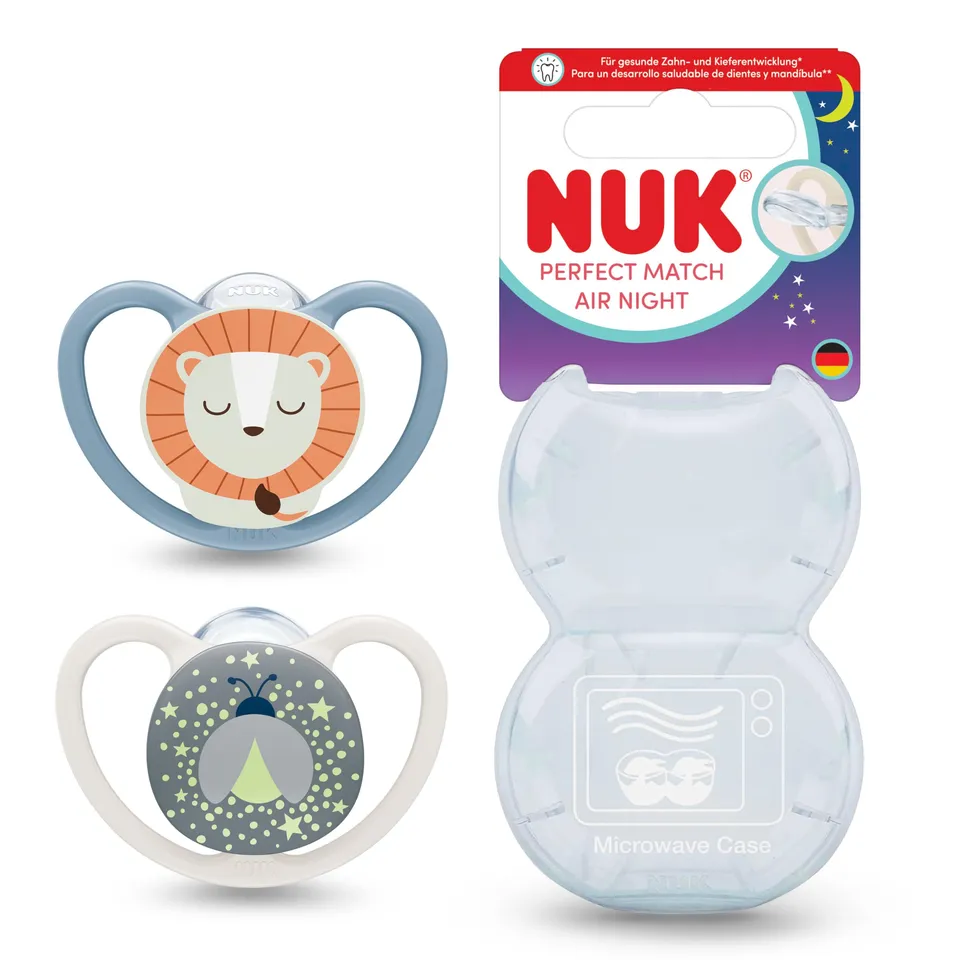 nuk-perfect-match-air-night-sucette-18-36-mois-phosphorescente image 1