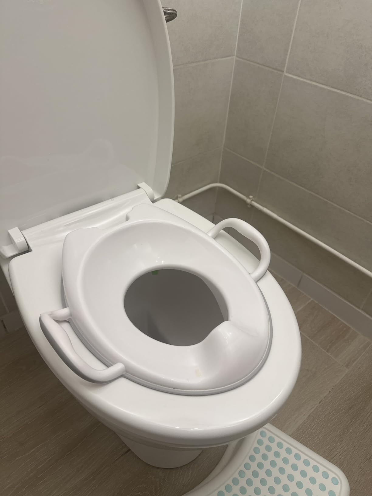 Bonne transition vers les toilettes