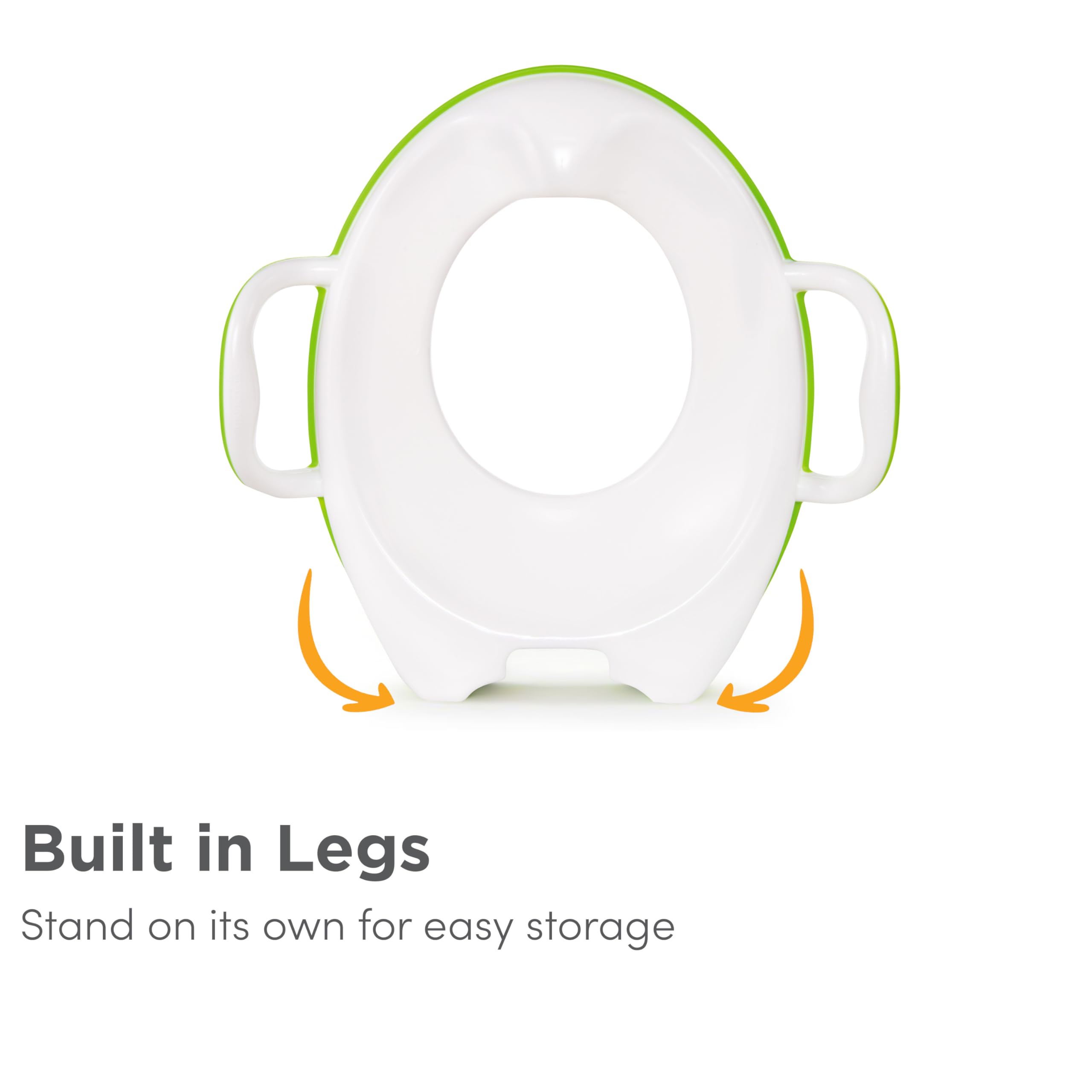 munchkin-sturdy-potty-seat-r-ducteur-wc-enfant-vert-avec-poign-es-et-pieds image 3
