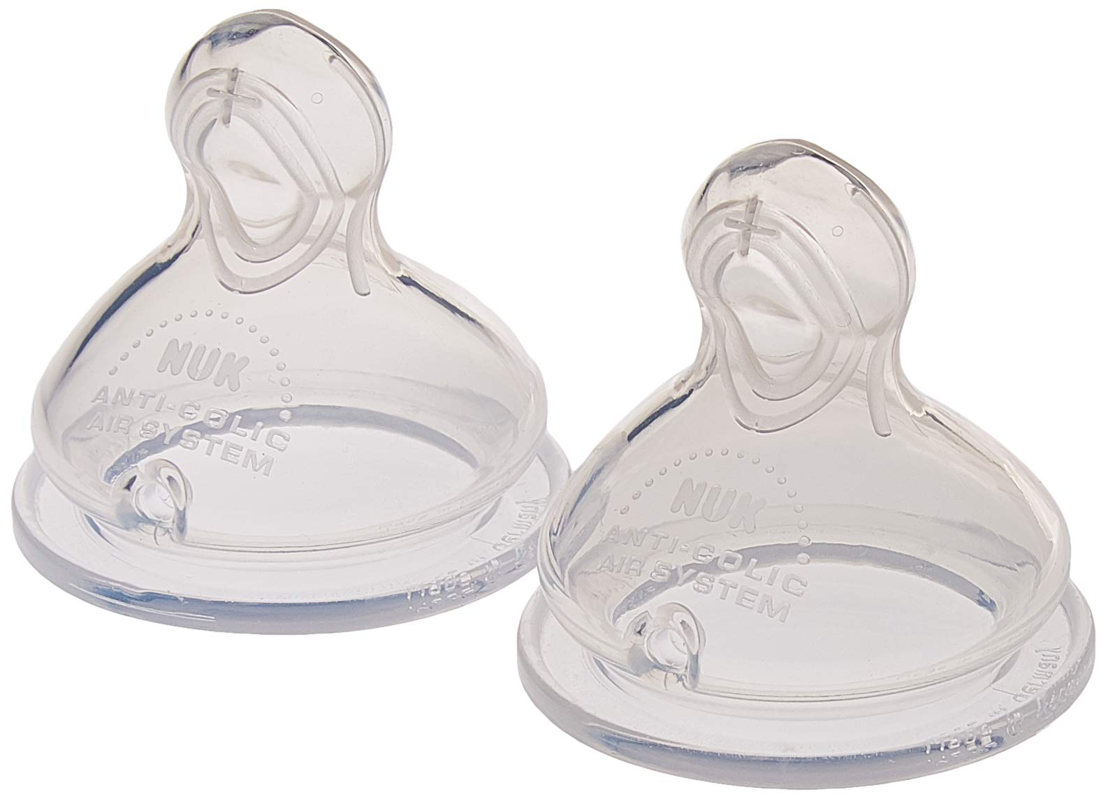 nuk-serenity-plus-t-tines-de-rechange-silicone-6-18-mois-lot-de-2 image 1