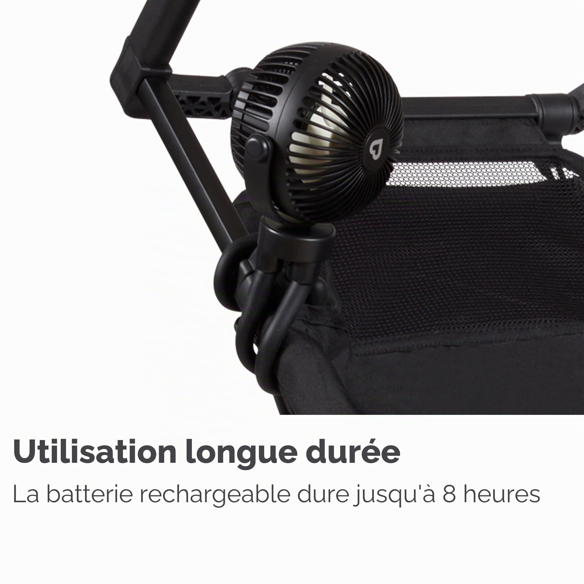 munchkin-ventilateur-de-poussette-360-4-vitesses-led-noir image 4